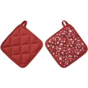 Inamarıa Ikili Tutacak Kırmızı 19 x 19 cm