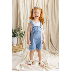 Oliven The Kid Unisex Ön Cep Detaylı Kısa Paça Kot Slopet