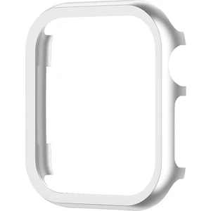 Apple Watch Seri 3-2 38MM Uyumlu Alüminyum Metal Kasa Koruyucu Gümüş