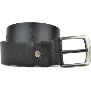 Ziya, Hakiki Deri 4.5 cm Erkek Kemer 143980Z202 Siyah