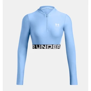 Under Armour Kadın Ua Heatgear Rib 1/4 Fermuarlı Uzun Kollu Tişört 1388692-001