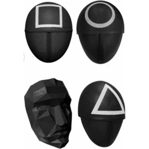 Squıd Game Maske Seti ( 4'ü Bir Arada )