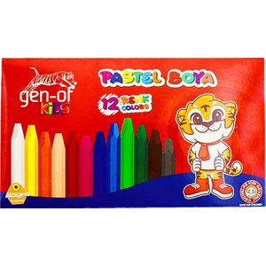 Karton Kutu Pastel Boya 12 Renk