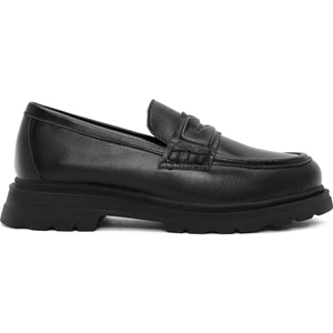Kadın Siyah Maskülen Loafer 24WFD420518