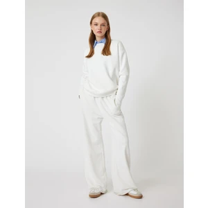 Basic Oversize Sweatshirt Uzun Kollu Bisiklet Yaka