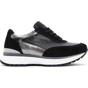 Kadın Siyah Bağcıklı Sneaker 24WFD370414