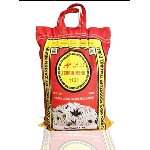 Zerrin Mehr 5 kg Iri Taneli Zerrin Mehr Basmati Pirinç. 1121 Grain Long Sella Rice. Iran Hint. Zarrin