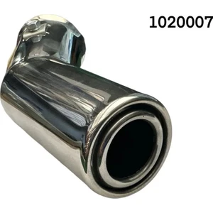Egzoz Ucu Eğri Model Nikelaj 50MM