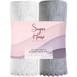 Sugar House Ultra Emici 2'li Mikrofiber Bez Tüm Yüzeyler Için