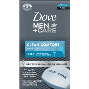 Men Clean Comfort Yüz Ve Vücut Sabunu 6lı Paket