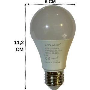 10W (75W) 1000K (Kırmızı Işık) E27 Duylu LED Ampul
