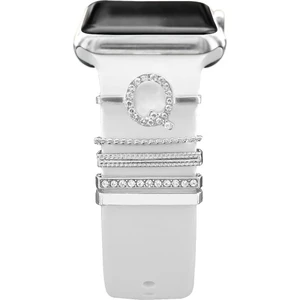 Psgt apple Watch Uyumlu Harfli Charm Aksesuar Tüm Seriye Uyumlu Akıllı Saay Charm