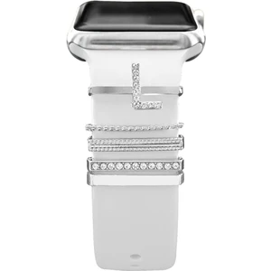 Psgt apple Watch Uyumlu Harfli Charm Aksesuar Tüm Seriye Uyumlu Akıllı Saay Charm