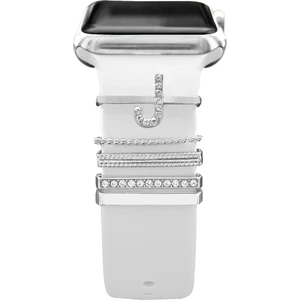 Psgt apple Watch Uyumlu Harfli Charm Aksesuar Tüm Seriye Uyumlu Akıllı Saay Charm