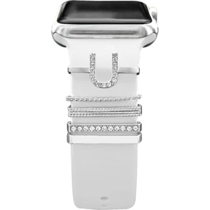 Psgt apple Watch Uyumlu Harfli Charm Aksesuar Tüm Seriye Uyumlu Akıllı Saay Charm