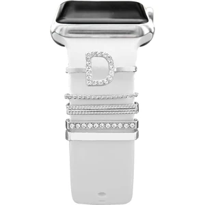 Psgt apple Watch Uyumlu Harfli Charm Aksesuar Tüm Seriye Uyumlu Akıllı Saay Charm