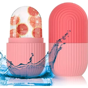 Yüz Masaj Buzu Gua Sha Ice Roller Soğuk Terapi Doğal Bakım ve Cilt Bakım Aleti
