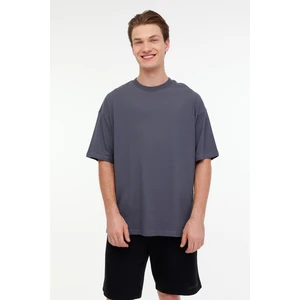MB Ros 11HS113 4pr Antrasit Erkek Kısa Kol T-Shirt