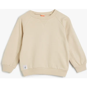 Basic Sweat Uzun Kollu Şardonlu Pamuklu
