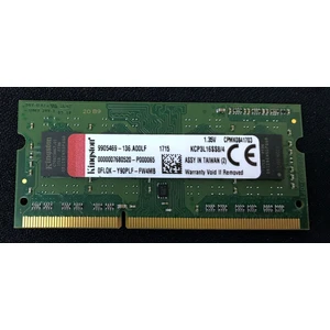 KCP3L16SS8/4 4gb DDR3L 1600MHZ Sodımm 1.35V 204PIN Notebook Ram Bellek