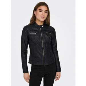 Onlbandıt Faux Leather Bıker Otw Noos Kadın Deri Mont ve Ceket 15081400 Black