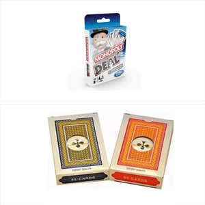 Brick Game Monopoly Deal ve 2 Deste Iskambil Kağıdı