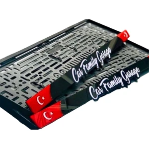 Kişiye Özel Lüx Bayraklı Tasarım 3D Çıkıntılı Pleksi Plakalık