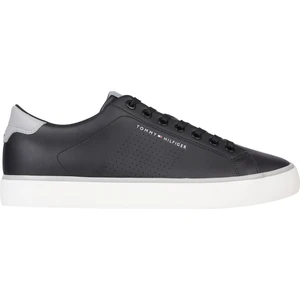 Tommy Hilfiger Siyah Erkek Sneaker Th Hı Vulc Low Core Seasonal