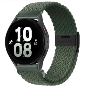 Cover Center Xiaomi Mi Watch Yuvarlak Kasa Uyumlu Likralı Örgü Flexible Akıllı Saat Kordonu 22MM