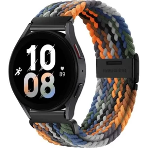 Cover Center Huawei Watch Gt4 46MM Uyumlu Likralı Örgü Flexible Kayış Akıllı Saat Kordon 22MM