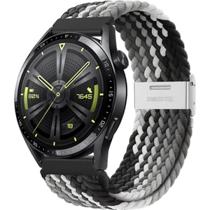 Cover Center Xiaomi Mi Watch Yuvarlak Kasa Uyumlu Likralı Örgü Flexible Akıllı Saat Kordonu 22MM