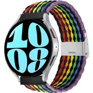 Cover Center Xiaomi Mi Watch Yuvarlak Kasa Uyumlu Likralı Örgü Flexible Akıllı Saat Kordonu 22MM