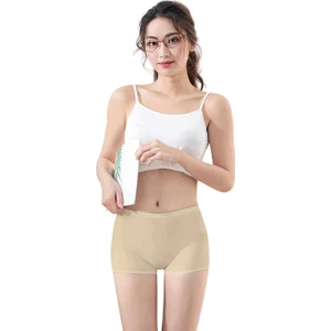 Sauna Suit Polfa Model Lazer Kesim Iz Yapmaz Görünmez Toparlayıcı Paket Ten Rengi Boxer