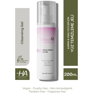EffectHa Karma & Yağlı Ciltler için Yüz Temizleme Jeli 200ml