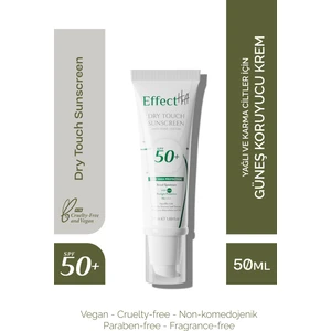 EffectHa Dry Touch Sunscreen Yağlı & Karma Ciltler için Güneş Koruyucu Krem SPF50+ 50ml
