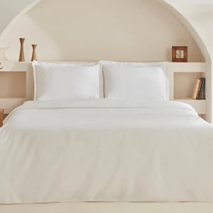 Karaca Home Karaca Home White Collection Lavin Çift Kişilik Nevresim Takımı Beyaz