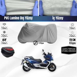 Ultra Shop Rks Blade 350 Uyumlu Motosiklet Brandası Arka Çanta Topcase Uyumlu Motor Brandası