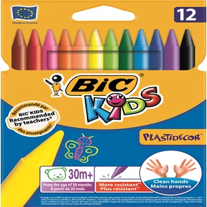 Pastel Boya Plastidecor 12'li Renkli Kalemler Temiz Eller İçin Özel Tasarım