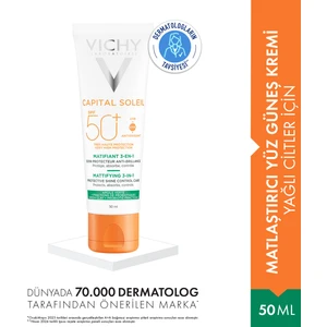 Capital Soleil Matlaştırıcı Spf 50+ Yüz Güneş Kremi 50 ml