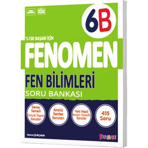 6.sınıf Fenomen Fen Bilimleri Soru Bankası Fenomen Kitap