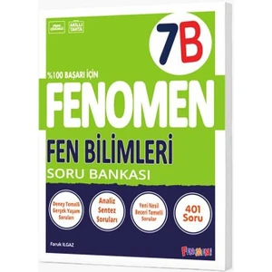 Fenomen Okul Yayınları 7. Sınıf Fen Bilimleri B Fenomen Soru Bankası