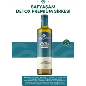 Saf Yaşam Detox Premium Doğal Sirkesi 250 ml Ödem Giderici ve Toksin Arındırıcı