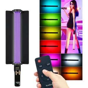 Coverzone Uzaktan Kumandalı Rgb Led Çubuk Fotoğraf Ve Video Çekimi Twitxh Yayıncı Işık Youtuber Canlı Yayın Dekoratif Aydınlatma Cvr-Ca97