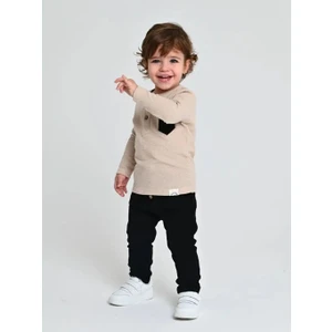 Luggi Baby Bisiklet Yaka Uzun Kollu Erkek Çocuk 2'li Takım
