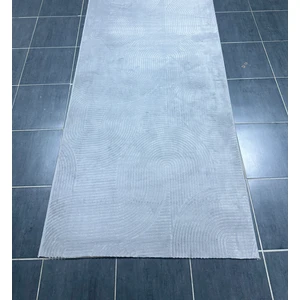 Leaf Kaymaz Taban Rölyef Gri Halı