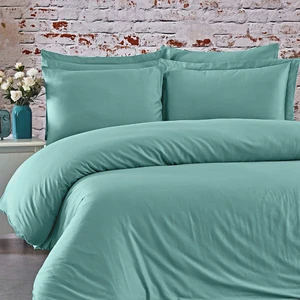 %100 Pamuk 62 Tel (155 TC) Çift Kişilik Nevresim Takımı 160x200cm +30cm Lastikli Çarşaflı (4 Yastık)