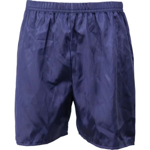 Erkek Saten Kumaş Şort Düz Renk Beli Lastikli Cepsiz Hafif Kumaş