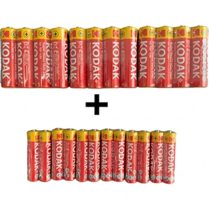 Super Heavy Duty 24'lü Özel Pil Paketı 12AA+12AAA