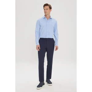 Altınyıldız Classics Erkek Lacivert Regular Fit Normal Kesim Yan Cepli Esnek Klasik Pantolon