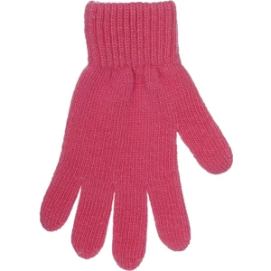 Likralı Yün Eldiven Fo 5557 Mercan Rengi